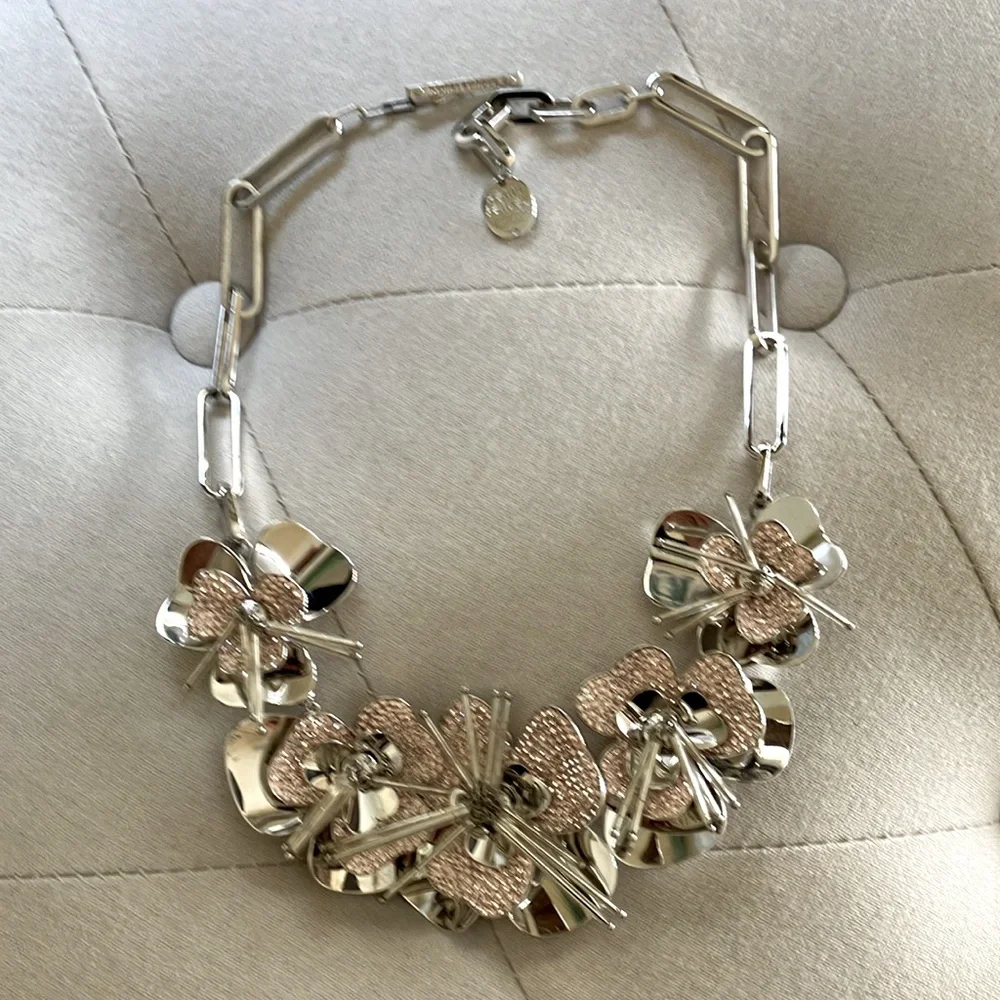 Henri Bendel Fantasy Petal Statement Necklace - Picture 3 of 5
